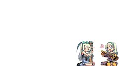 White anime girls anthropomorphism homeworld Simple Background