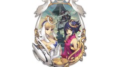 White Anime nagi ar tonelico purple eyes