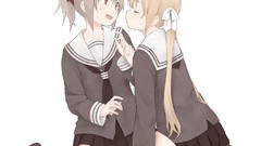 White Anime seifuku yuri