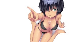 White Anime white background Manga saliva blush anime girls 