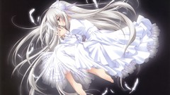 White Anime white hair long hair