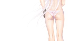 White ass gloves long hair panties kirigiri kyouko Simple 