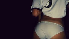 White ass panties