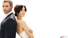 White background Actors mandy moore kellan lutz