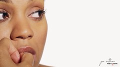 White background Actress zoe saldana