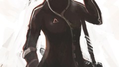 White background anime girls artwork Simple Background bodysuits