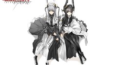 White background anime girls Houden Eizo