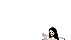 White background anime girls sayonara zetsubou sensei kitsu 