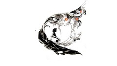 White background artwork