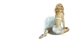 White background artwork