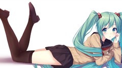 White background Bags schoolgirls stockings skirts blush long 