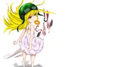 White background bakemonogatari monogatari-series oshino 