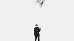 White background Balloons daft punk Simple Background