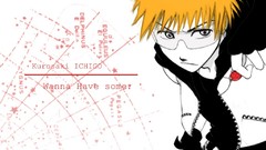 White background bleach kurosaki ichigo