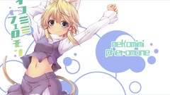 White background blondes blue eyes short hair touhou animal 