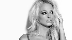 White background blondes rhian sugden