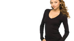 White background blondes woman