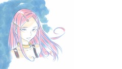 White background eureka seven artwork fantasy art Anemone 