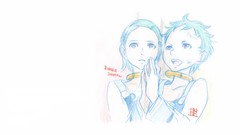 White background eureka seven artwork fantasy art Eureka 