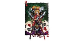 White background fan art harley quinn the joker dc comics