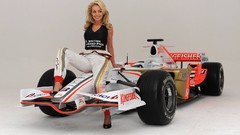 White background Force India formula one