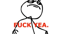 White background Fuck meme