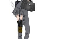 White background funny bleach kurosaki ichigo kuchiki rukia 