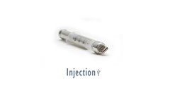 White background funny syringe usb minimalistic