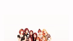 White background k-pop Girls Generation SNSD