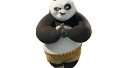 White background Kung fu Kung Fu Panda cartoons minimalistic 