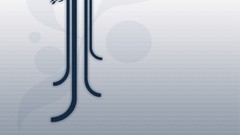 White background lines stripes minimalistic digital art