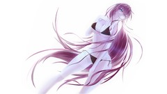 White background long hair anime girls blue eyes vocaloid 
