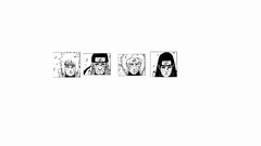 White background Manga naruto shippuden sarutobi hiruzen minato 