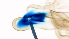 White background matchsticks