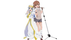 White background misaka mikoto toaru majutsu no index toaru 