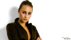 White background models Miss Nine