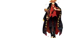 White background monkey d luffy Simple Background One Piece 