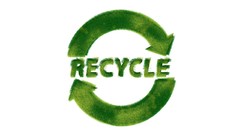 White background recycle activism ecosystem