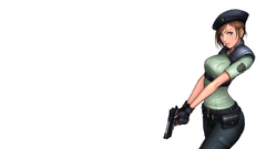 White background Resident Evil