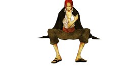 White background shanks Simple Background anime boys One Piece 