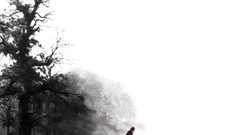 White background Sherlock Holmes TV series grayscale