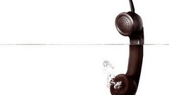 White background silent phones