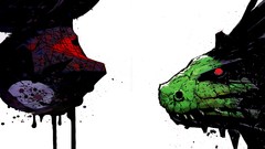 White background Spider-Man artwork marvel comics The Lizard