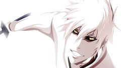 White background Swords bleach kurosaki ichigo yellow eyes 