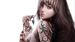 White background tattoos fantasy art