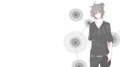 White background vocaloid kagamine len Simple Background anime 