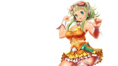 White background vocaloid Simple Background Megpoid Gumi