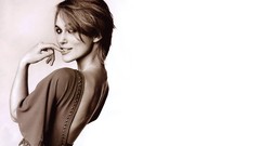 White background woman Keira