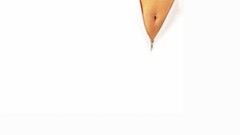 white background Women Minimalism Simple Background belly