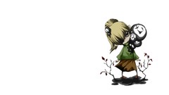 White background Yume Nikki poniko Uboa